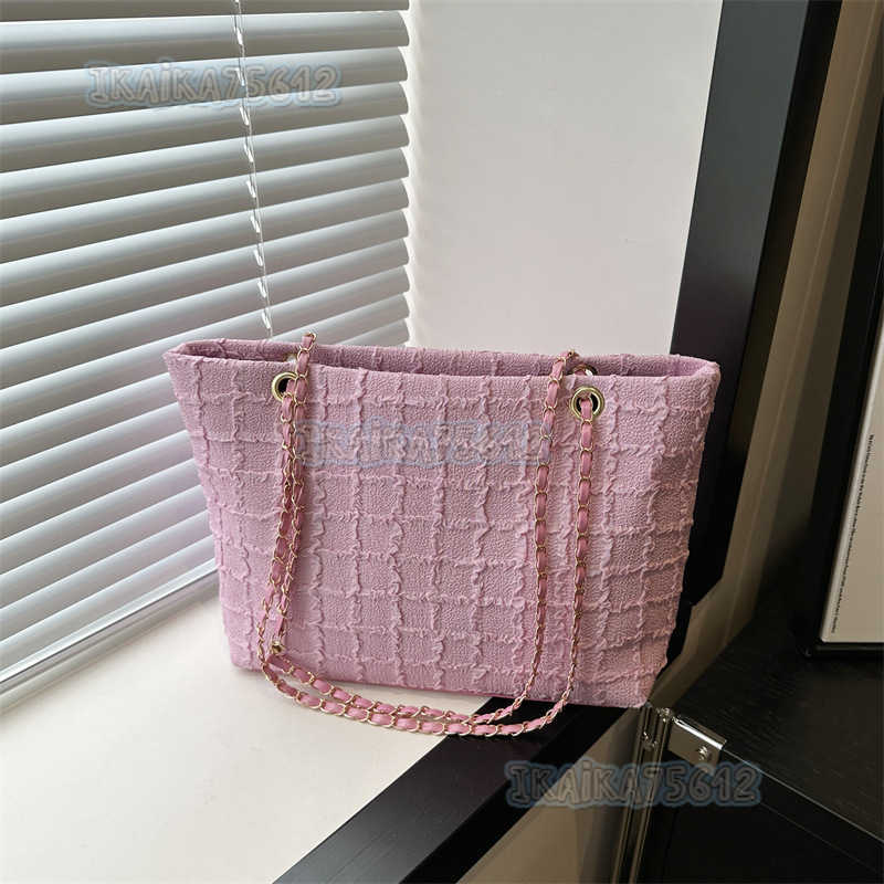 Large Capacity Womens Chain Shoulder Bag 2024 Spring Summer New Versatile Underarm Bag Commuter Tote Bag H250806