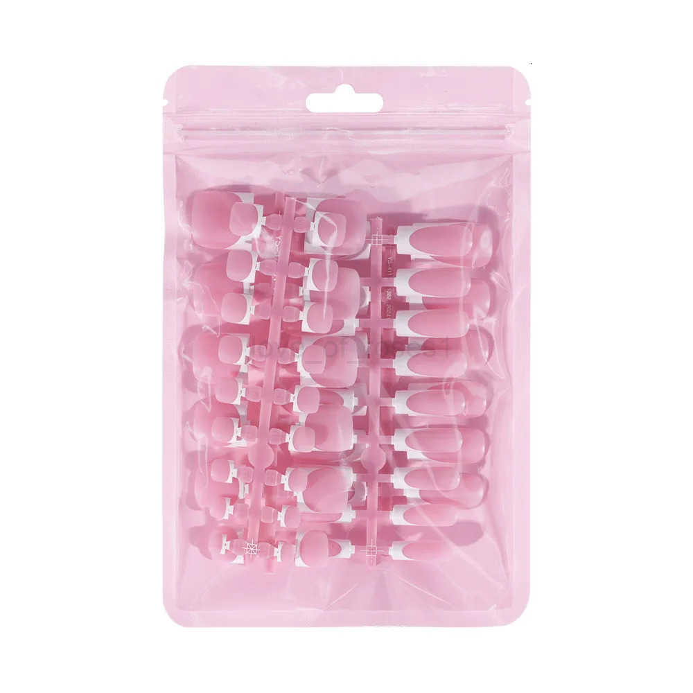 Nailpop French Press On Nails Hands Feet Set 60pcs Summer Must Have Matte Full Cover Super Fit Natural Look Reusable Fake Nail Z250807