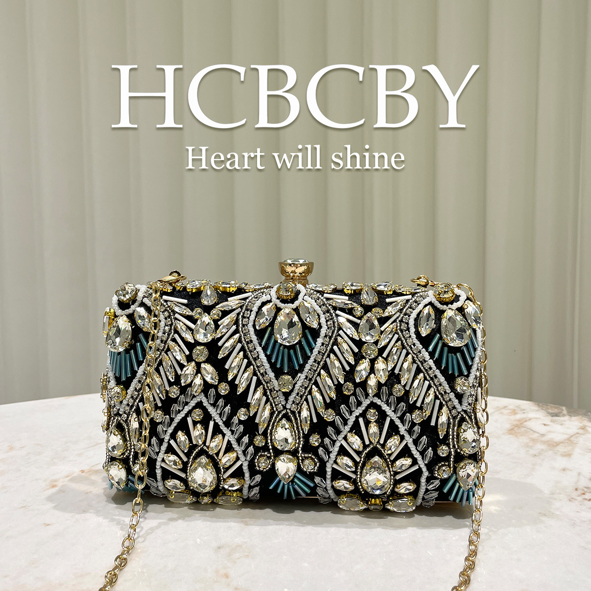 Free Shipping Designer Luxury Black Luxury Rhinestone Clutch Evening Bag Women's Fashion Color-block Elegant Box Bag Small Handbag Casual Makeup 