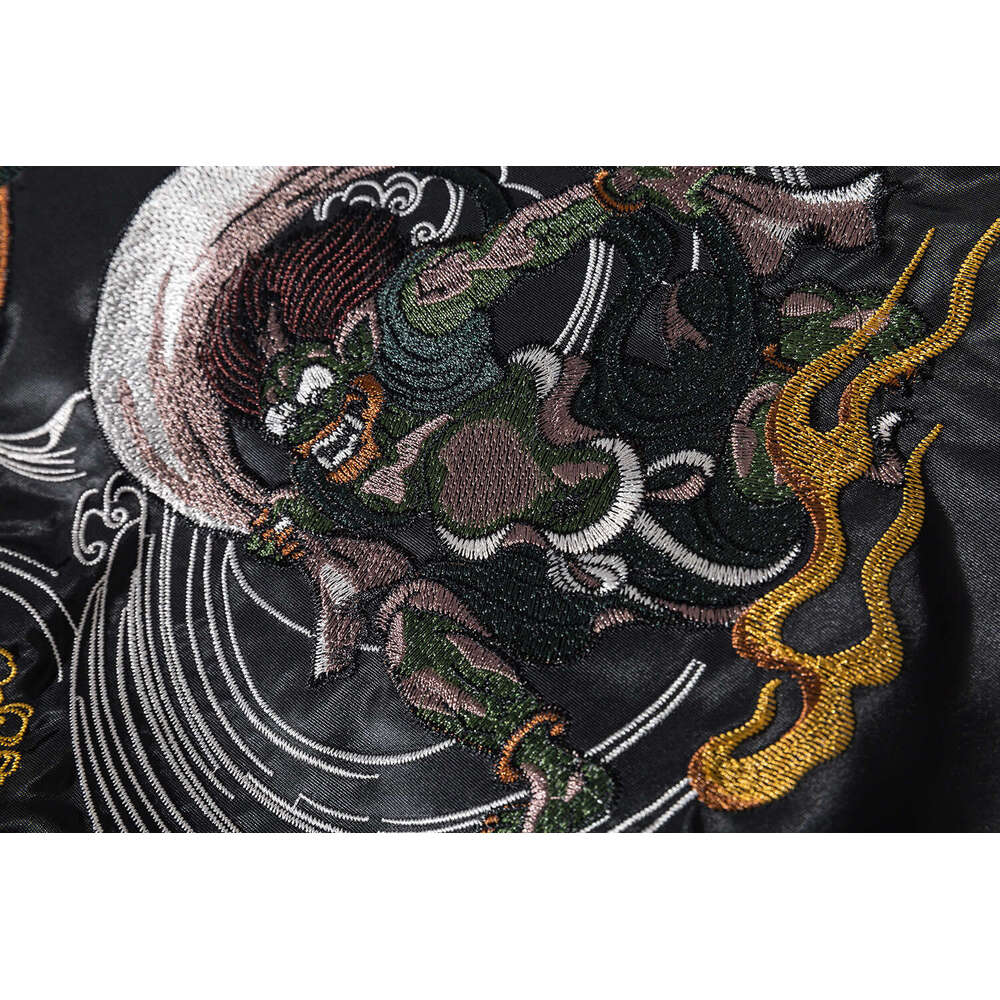 Purchase By Size Chart Autumn Thin Men's Embroidered Trendy Loose Baseball Handsome Couple Thick Cotton Jacket