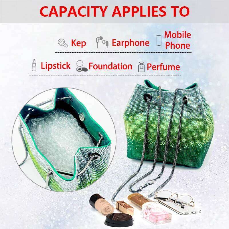 2025 Latest Italian Design Shiny Wedding Party Ladies Handbag high quality Dia Tote Evening Bag