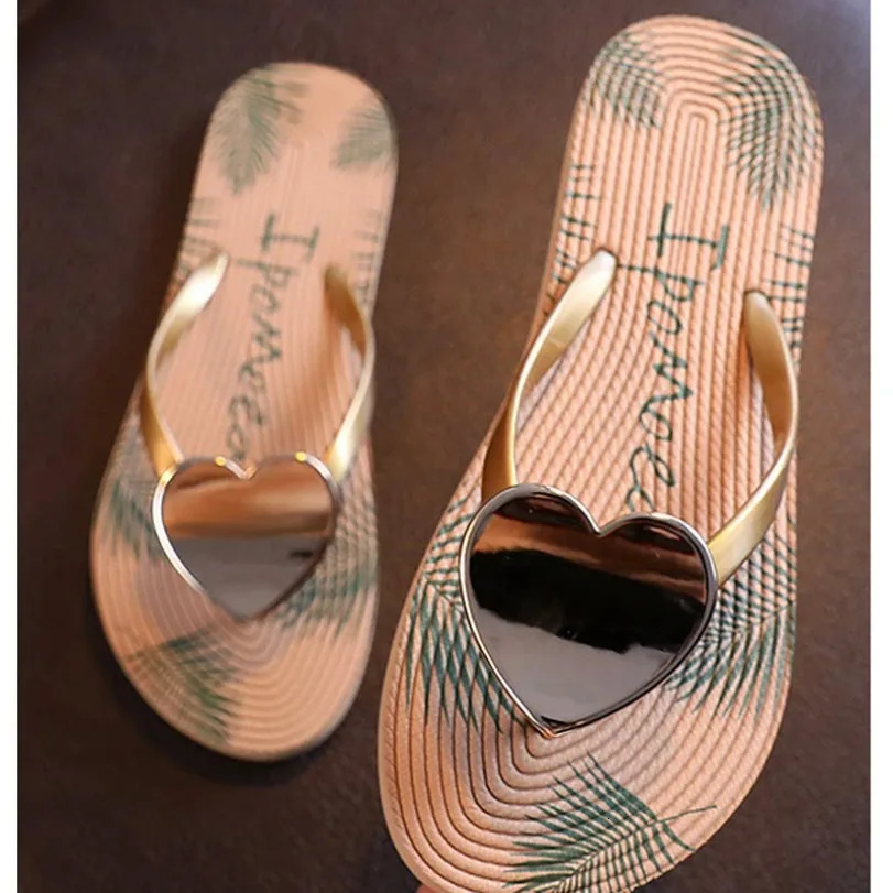 House Slipper Women Heart Love Cloud Sandals Summer Flip Flops Beach Slides Casual Home Shoes Platform Bathroom Flat Female 250805