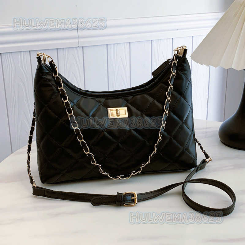 Niche Design Quilted Chain Shoulder Underarm Tote Bag 2024 New Trend High-quality Commuter Crossbody Bag H250806