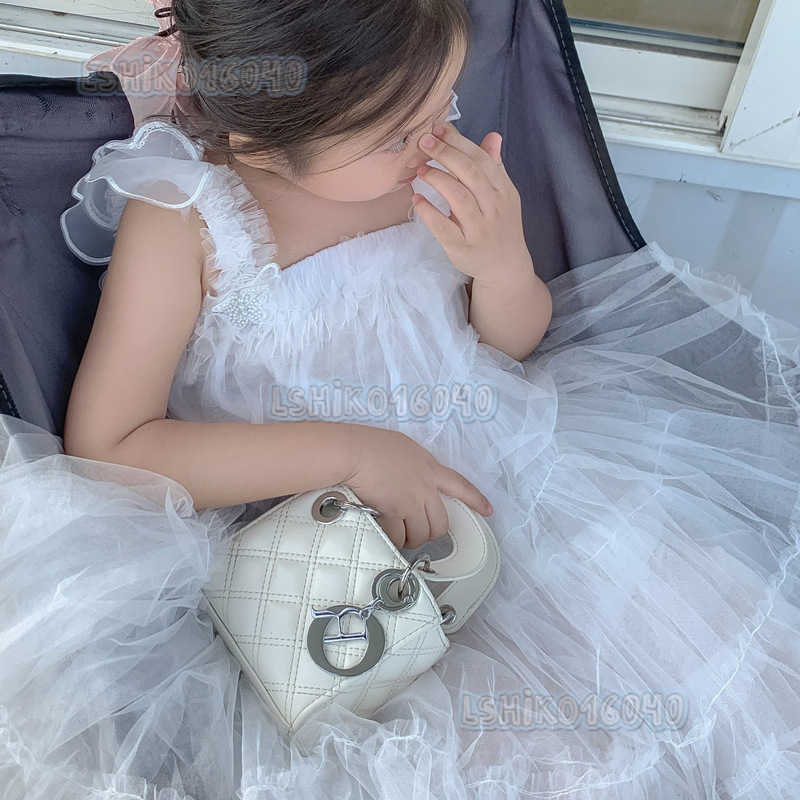 2024 New Bag Fashion Handbag Princess Style Girls Niche Single Shoulder Handbag H250807