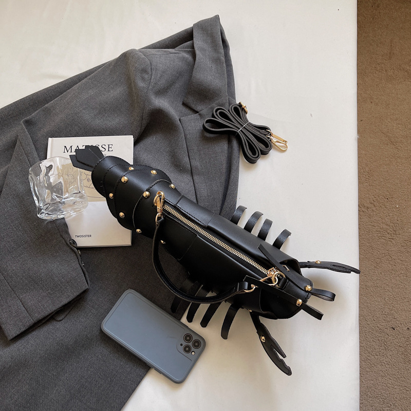 Free shipping designer Ins Style Creative Bag for Women 25 New Niche Design Internet Celebrity Lobster Bag Quirky Shoulder Bag Crossbody Bag