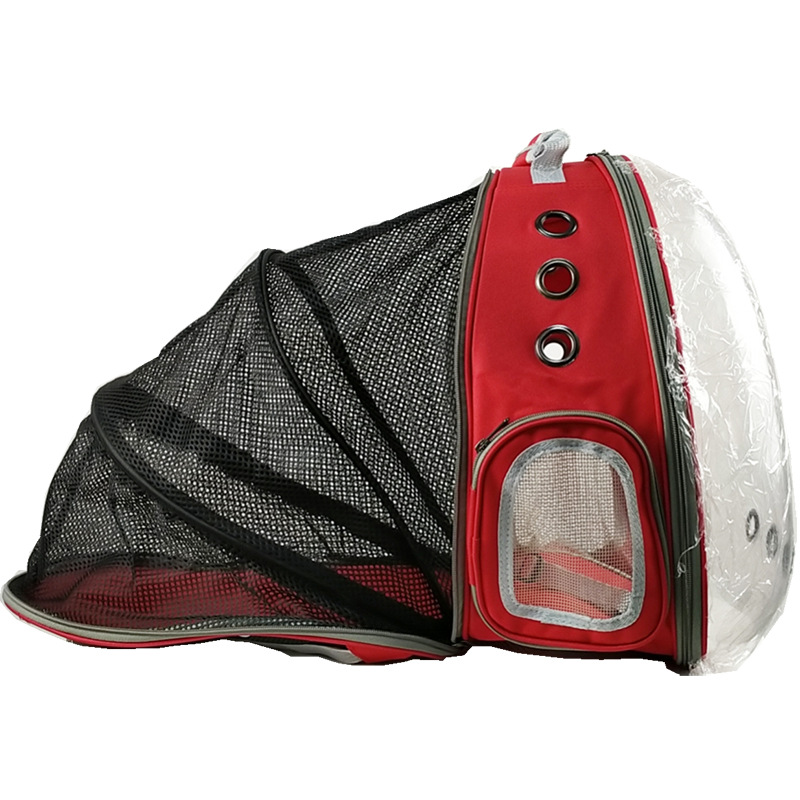 Beni Pet Breathable Expandable Pet Carrier: Portable Clear Cat Bag & Backpack for Outings