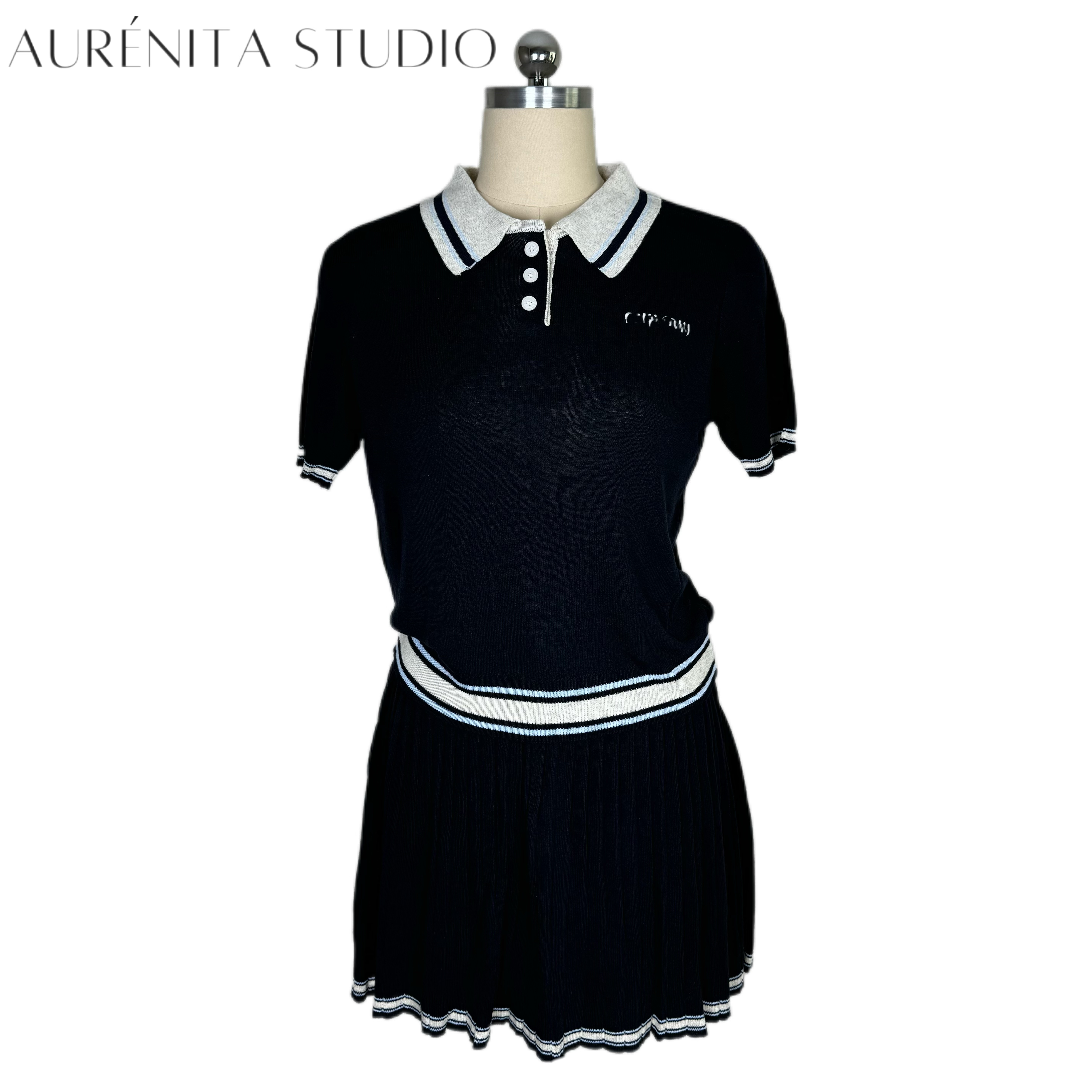 Designer Casual Knitted Set Women Summer Dress For Women Knitwear Fall Wear Yoga Clothing Sportwear Outfits Luxury