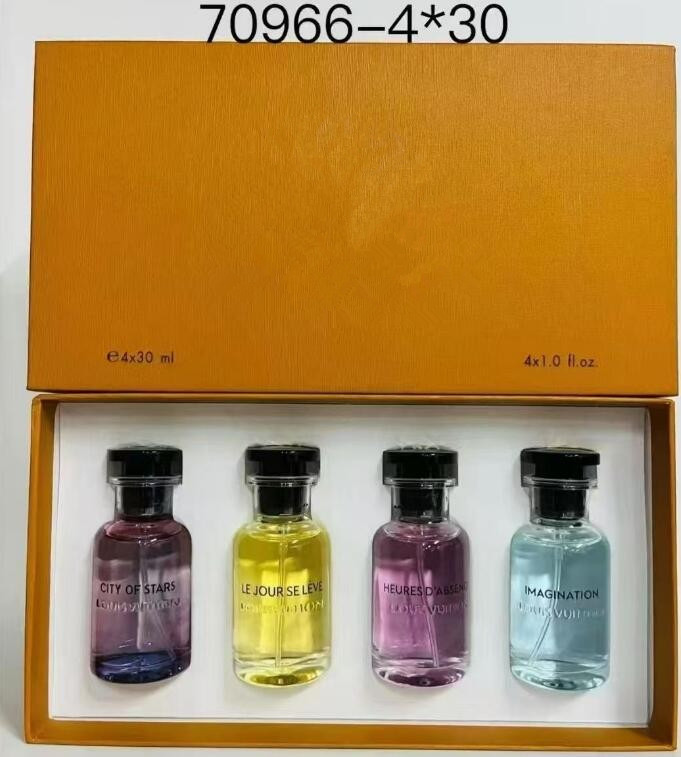 Brand Floral Fragrances Set Women Perfume Set city of star imagination HEURES D ABSENCE LE JOUR SE LEVE 30ML 4pcs Long Lasting Fragrance Gift set
