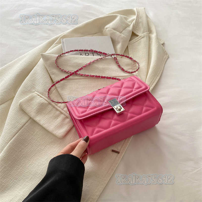 High-quality Textured Quilted Niche Bag for Women 2024 Summer New Fashion Trendy Chain Versatile Style Shoulder Crossbody Bag H250806