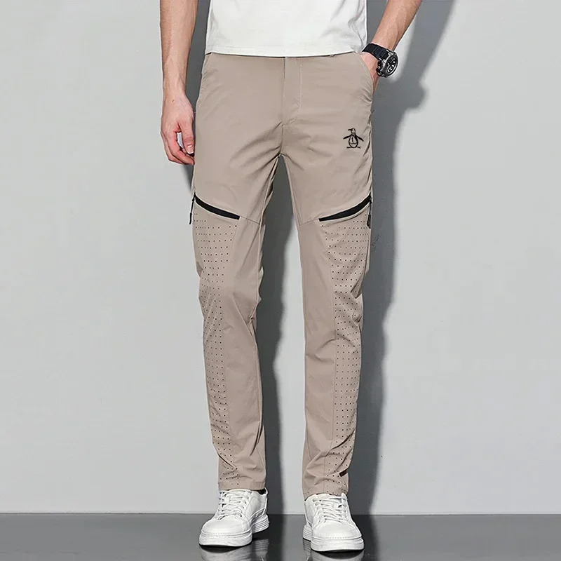 Korean Golf Pants Mens Summer Loose Sports Pants Mens Casual Fashion Outdoor Quick drying Pants Golf Clothing 250806