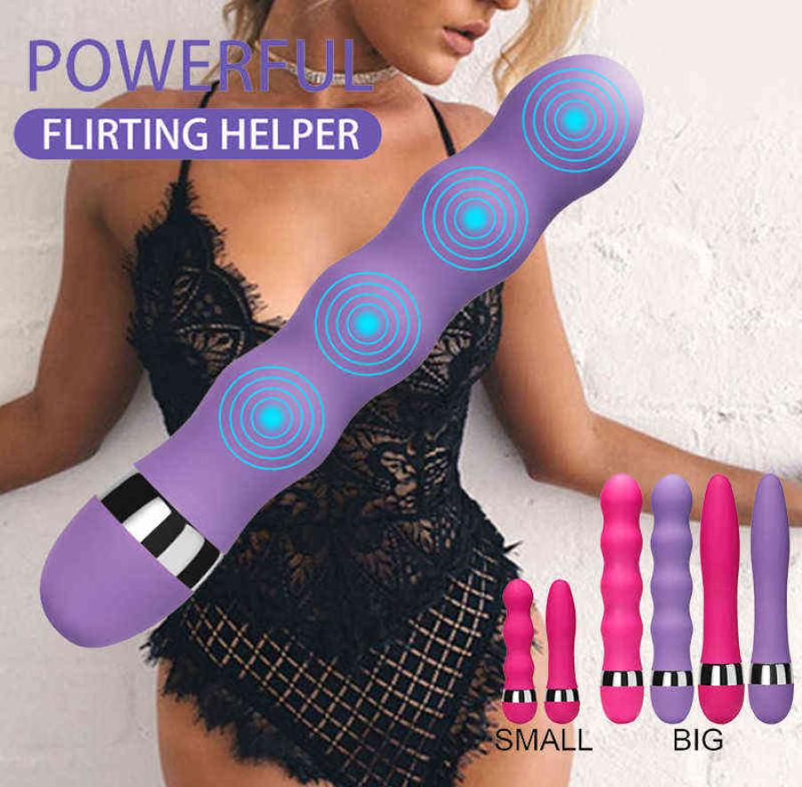 Vibrator Sex Toys For Women AV Stick Dildo Vibrator Massager Female Masturbators G Spot Stimulator Anal Butt Plug9886115