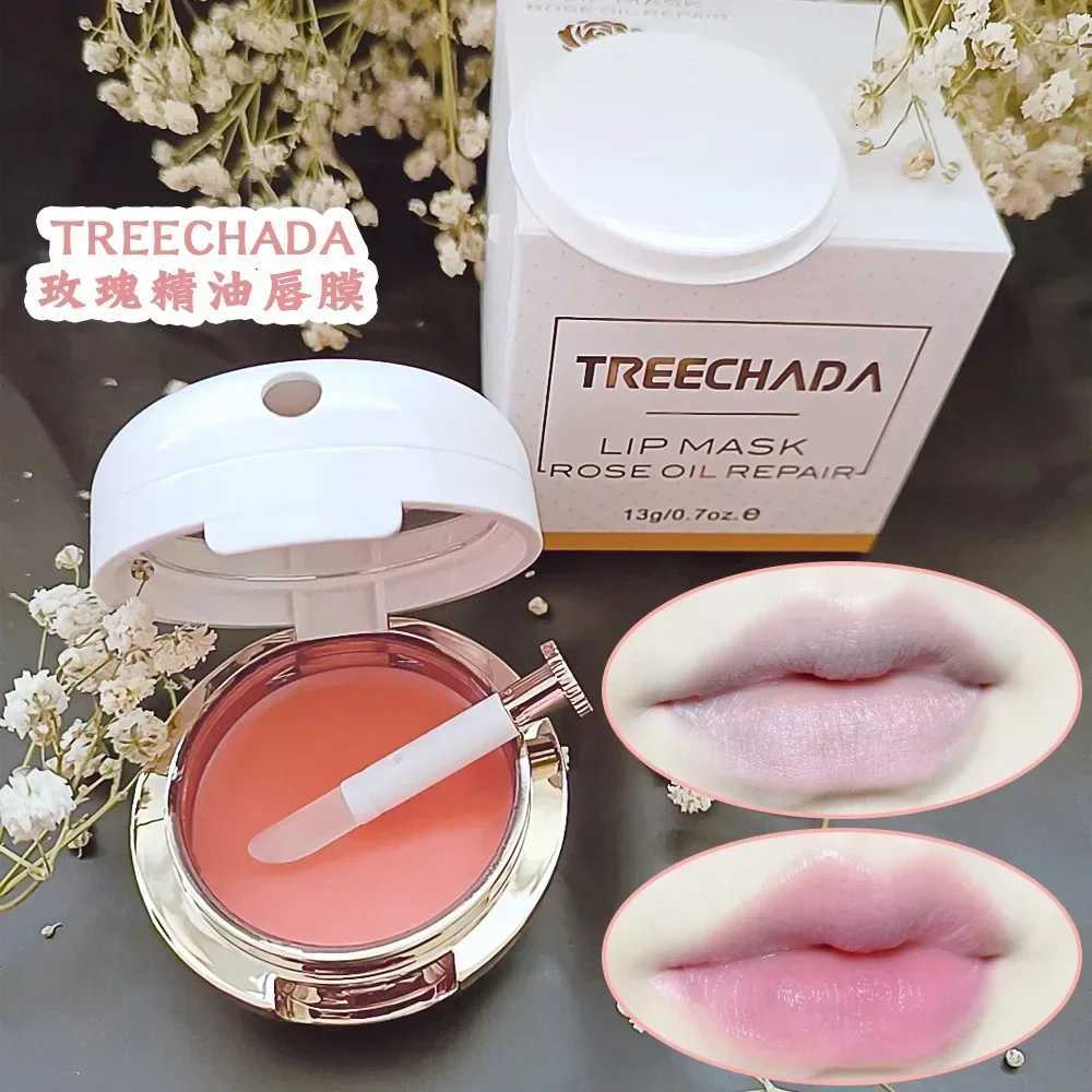 Thailand TREECHADA Rose Sleep Lip Gloss Mask Moisturizes Nourishes Lighten Lip Lines Lip Mask Original Skin Care Product BeautyXJ250807