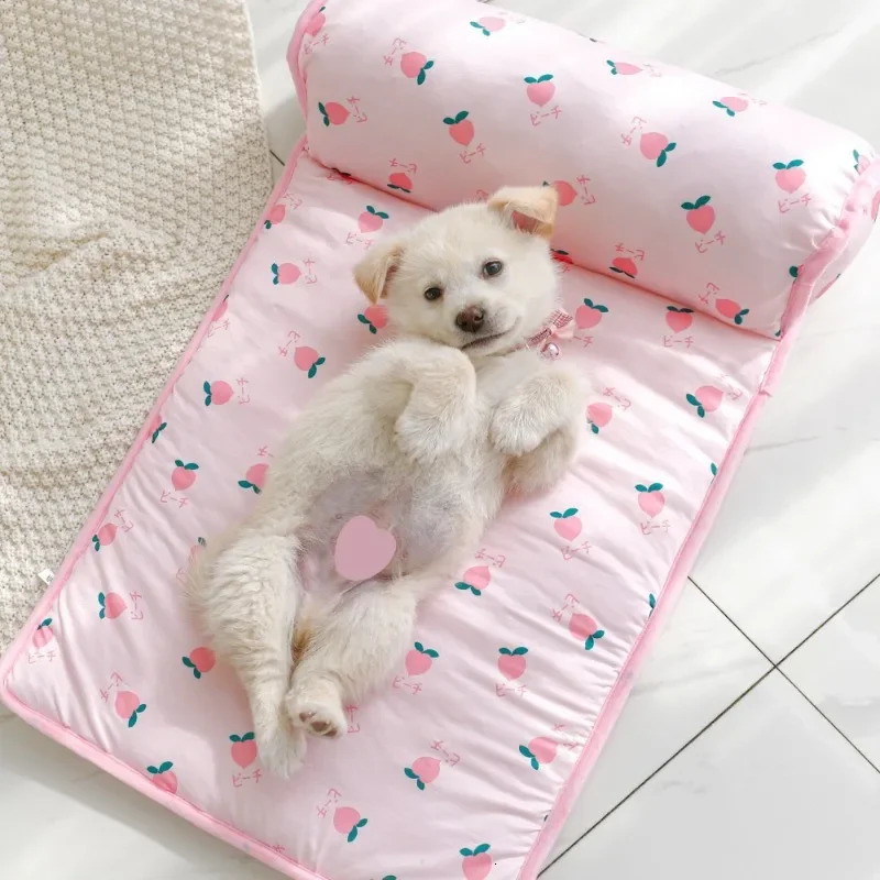 Dog Mat Cooling Summer Pad Mat For Dogs Cat Blanket Sofa Breathable Pet Dog Bed Summer Washable For Small Medium Large Dogs Mat 250804