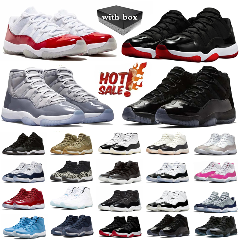 with box cool grey 11s cherry high basketball shoes cement grey low snake skin pink bred gamma University Blue designer sneaker 36-47