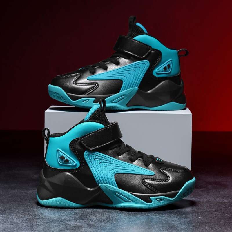 Magic Tape NEW Children's Basketball Elementary School Training Practical Set Line Sports Running Shoes 8-12 Years Old Boys and Girls