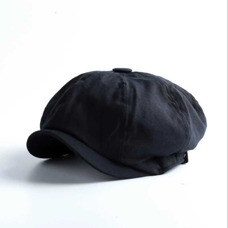 Blinder Peaky Vintage Newsboy Hat Beret Solid Color Fashion Korean Version Casual Tide Spring Autumn Mens Adult C XJ250807