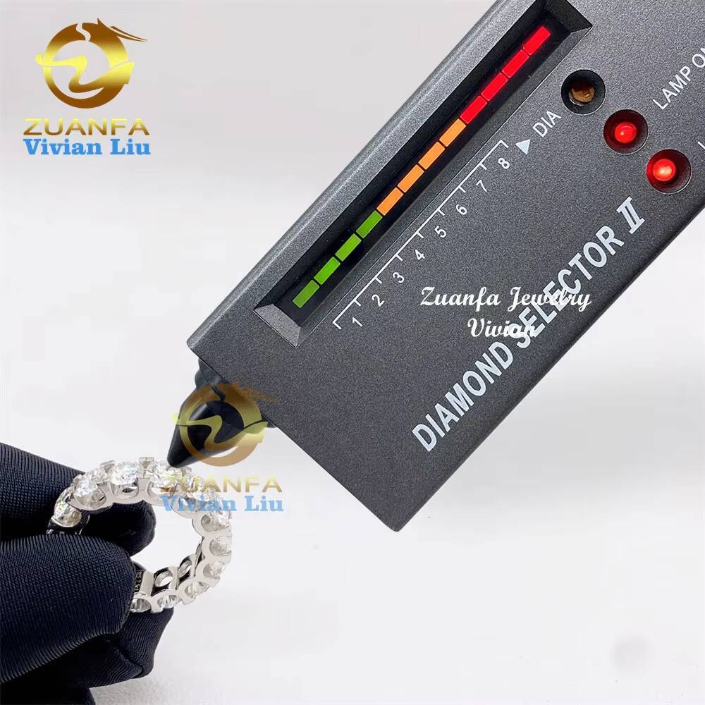 2025Wholesale Price Iced Out Diamond 925 Sterling Silver Custom Vvs Moissanite or Ring