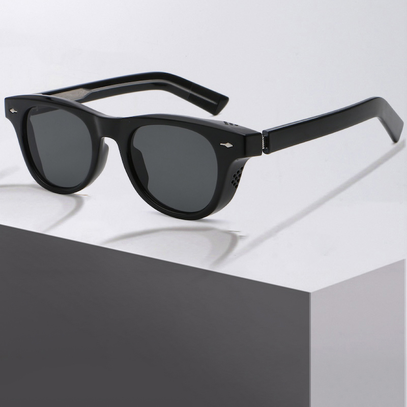 Vintage Steampunk Sunglasses Cat Eye Women Cool Square Thick Glasses Clear Punk Retro Goggles Gothic Y2K Futuristic Cool INS Niche High-end Sturdy Met