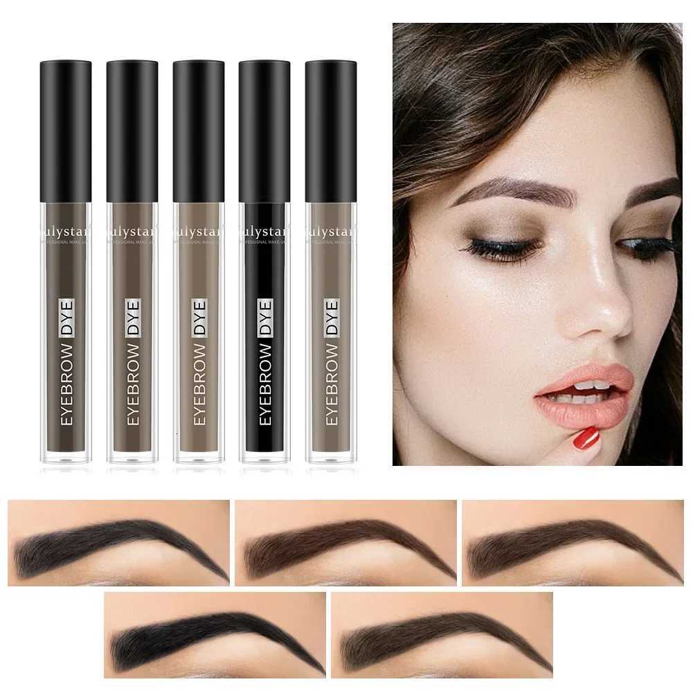 Liquid Eyebrow Tinting Cream with Dual Head Eyebrow Brush Wild Natural Long Lasting Styling Waterproof 5 Color Eyebrow Enhancers W250807