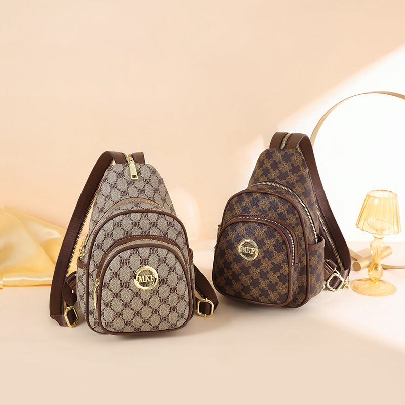 MKF designer bag free shipping Light luxury High quality casual backpack bag letter versatile classic vintage handbag for woman