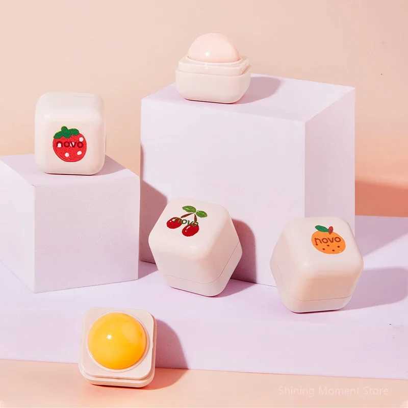 Mini Pudding Temperature Change Lip Balm Lasting Nutritious Lipstick Peach Lip Care Lipstick Base Transparent Repair LipglossXJ250807