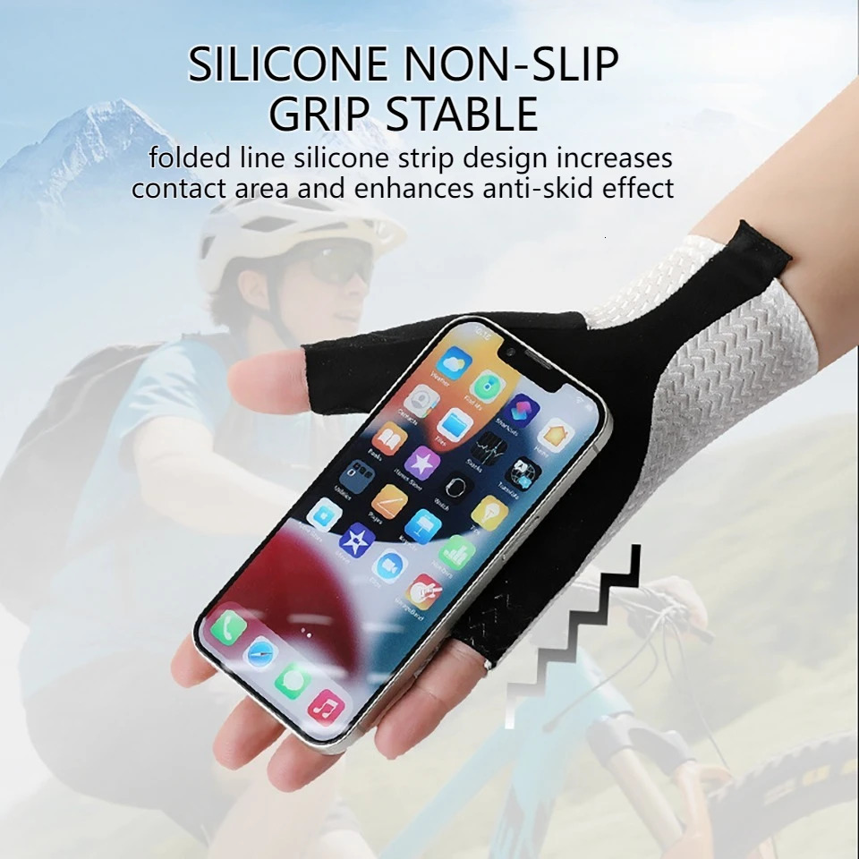 KoKossi Summer Breathable Half Finger Cycling Gloves Bike Fitness AntiSlip Bicycle Cooling Sports 250729