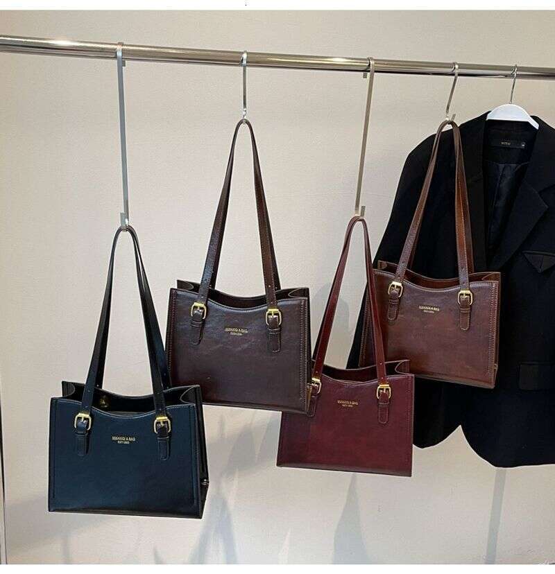 Korean Version Commuting Large Capacity Single Shoulder B, Women's 2025 Autumn And Winter New Fashion Versatile Tote