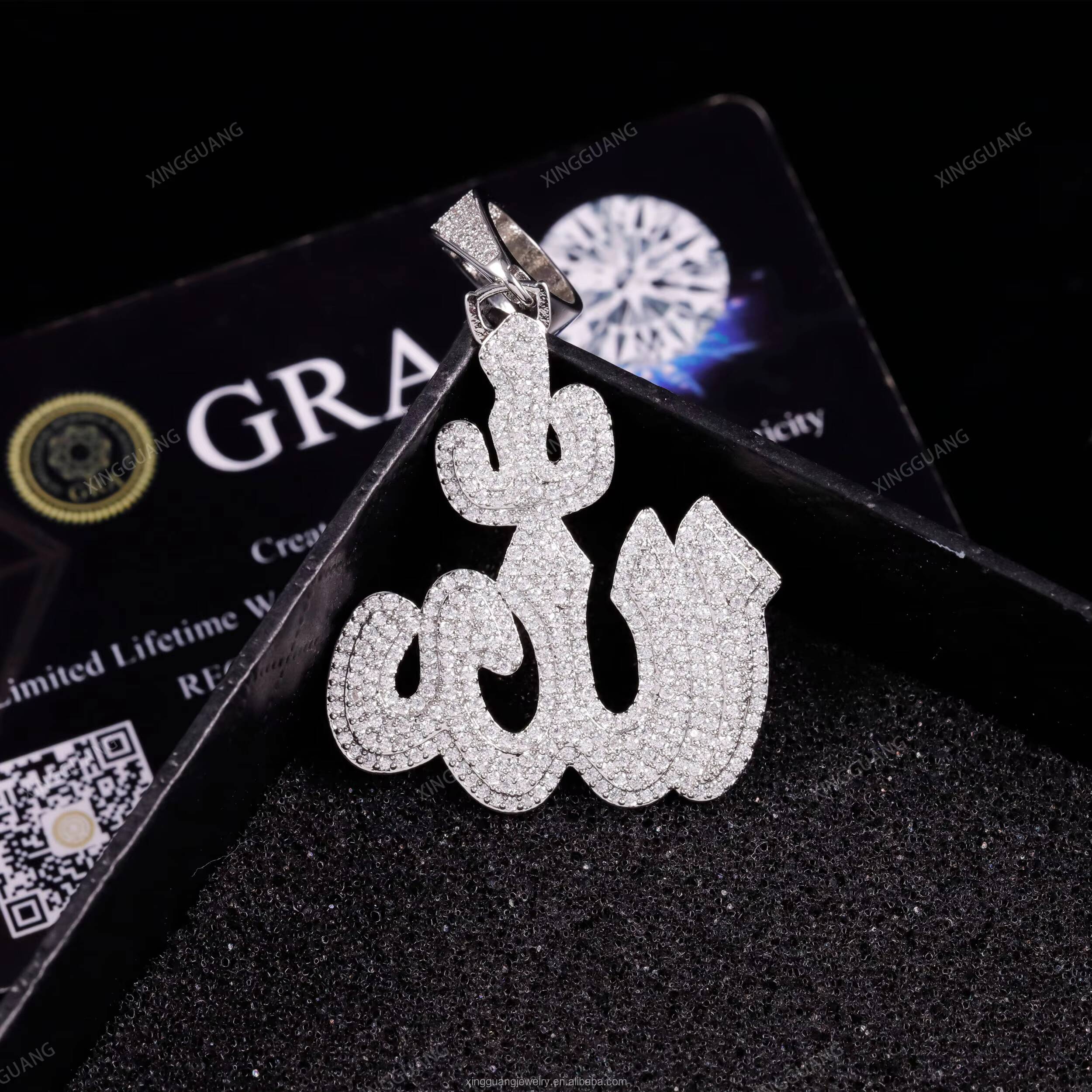 XG New Arrived Moidaanite Pendant Pass Diamond test Real 925 Silver CRA VVS Moissanite Fashion Pendant Fine Jewelry Pendant