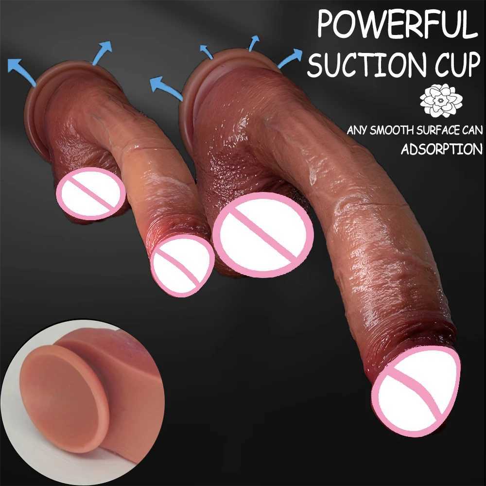 Oversized Realistic Dildo Huge Penis Penetration Anal Sex Toys For Women Masturbation Soft Dick Dildos Sexy Adult Sex Toy Gay W250807