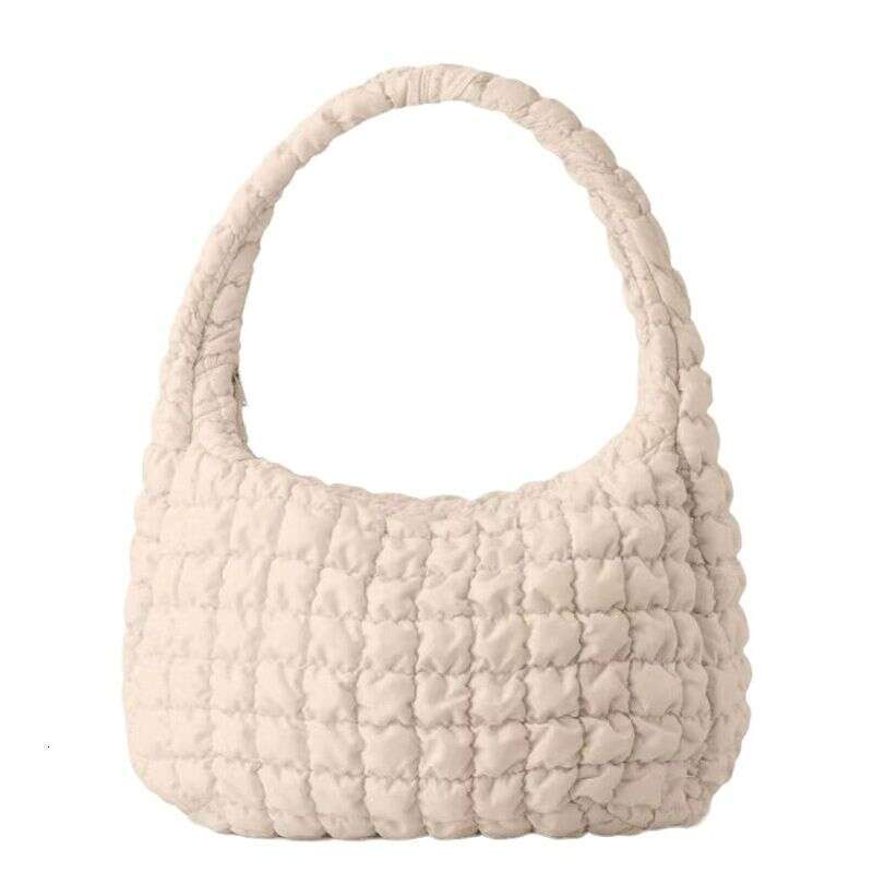 Quilted Large Capacity Multifunctional Feather Shoulder Tote Bag Fashion Hundred Casual Daily