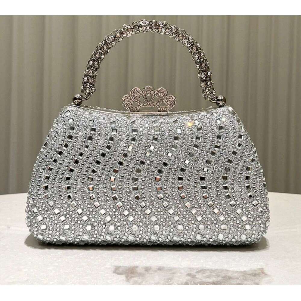 2025 New Evening Phoenix Crown Buckle Inlaid Diamond Handbag Banquet Dress Cheongsam Bag 40