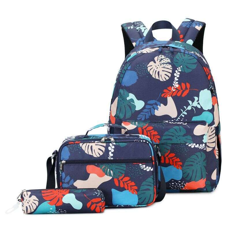 Women's Bags Trend Printed High School Student Backpack