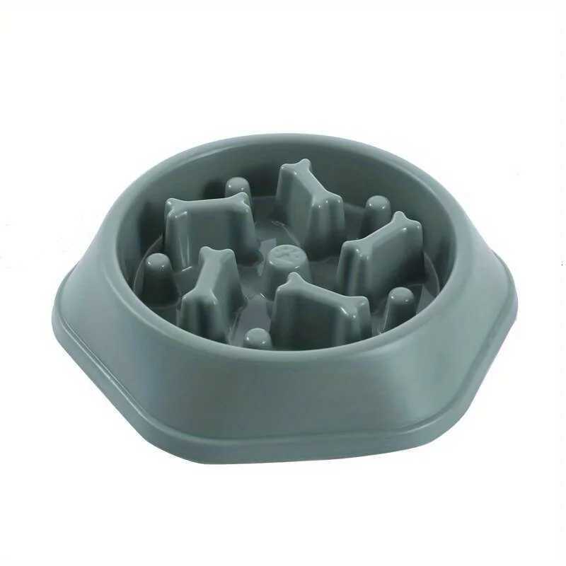 Pet Slow Food Bowl Anti-choking Feeder PP Plastic Dish Bowl Home Dog Eating Plate Anti-gulping Feeding Supplies Y250806