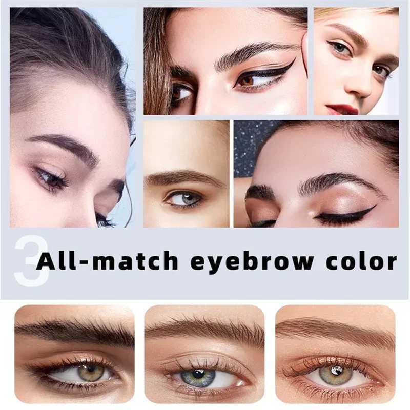 Professional Eyebrow Dye Tint Kit Fast Tint Gel Brown Black Color Tint Cream Easy Dying Semi Permanent Eyebrows Enhancer Tools W250807
