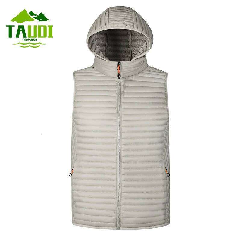 Men Autumn Thicken Sleeveless Vests Coat Mens Winter Warm Detachable Hat Outwear Waistcoat Hooded Vest Jacket Male