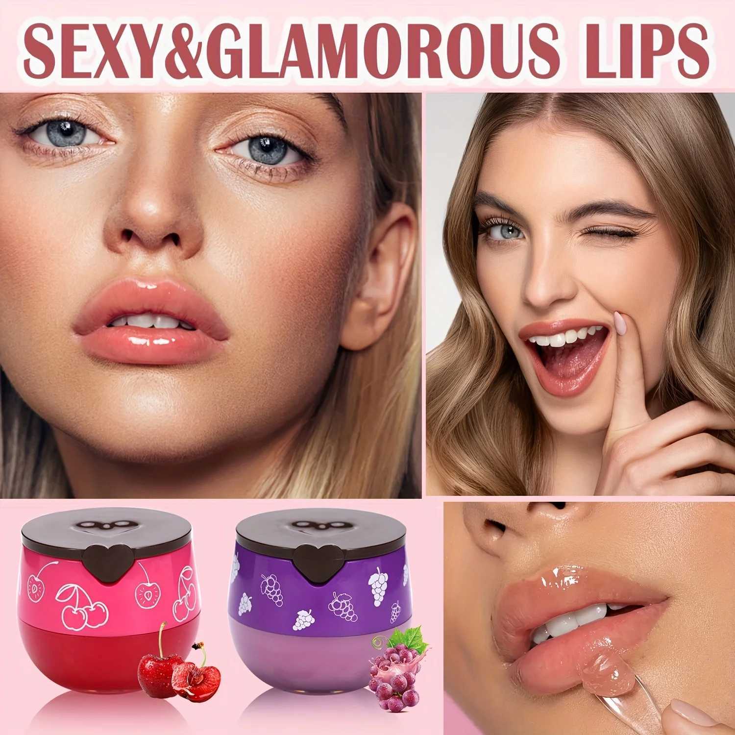 Lip Mask Honey Pot Moisturizing Lip Mask with Brush Lip Sleeping Mask Overnight Hydrating Lip Balm Lip Mask PropolisXJ250807