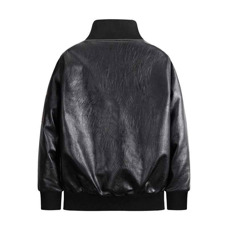 Winter Clothing, Leather Thick Veet Casual Jacket, Men's Ma1 Workwear, Flying Suit