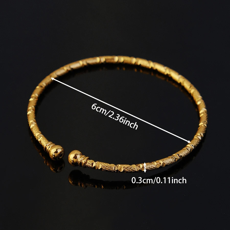 Wholesale Middle Eastern Womens Bridal Accessories Dubai Indian Bracelets African Ball Jewelry Plated Ethiopian Wedding Bracele 250805