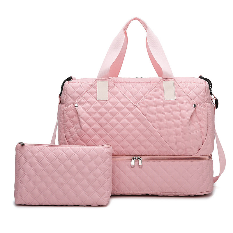 New Large Capacity Travel Quilted Versatile Mother-Daughter High-Value Single Shoulder Handbag Multifunctional Storage Bag