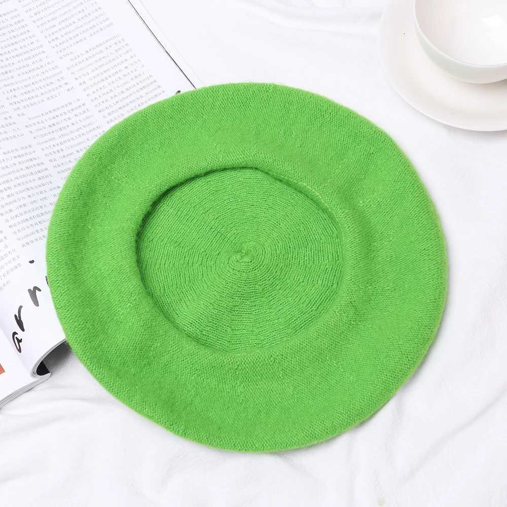 Autumn Winter Felt Beret Hats Women Fashion French Painter Hat Girls Trend Solid Color Berets Ladies Multicolored Flat C XJ250807