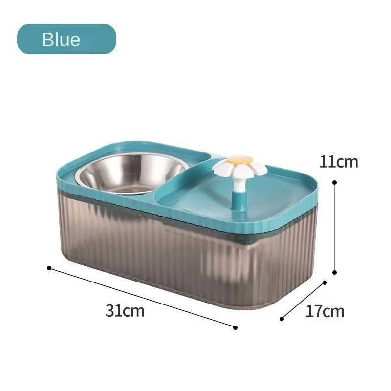 Cat and Dog Water Dispenser Food Bowl Two-In-One Automatic Circulation Smart Water Dispenser Cat Bowl Water Feeder for Dogs Y250806