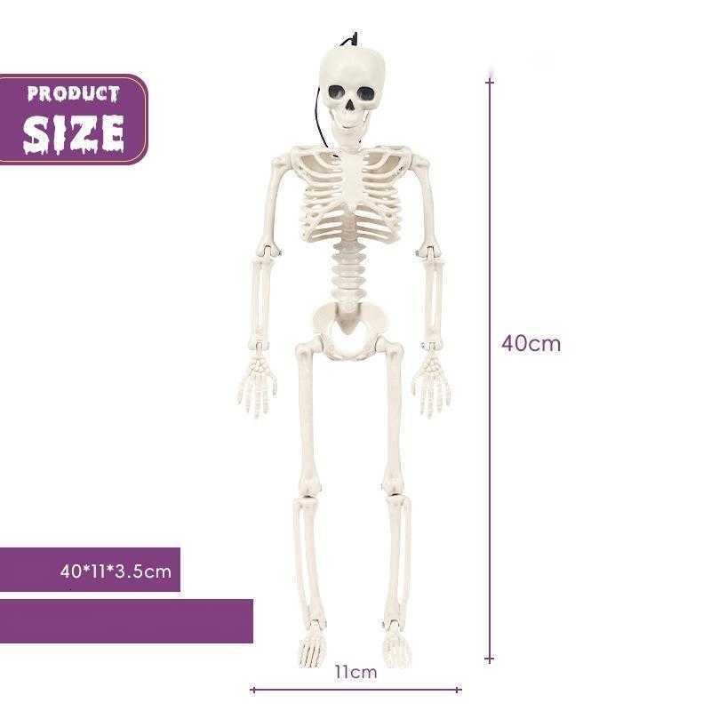 Goat Skeleton Halloween Decoration Evil Sheep Halloween Skeleton Animal Horror Atmosphere Decoration Prop Halloween Skeleton CL240819