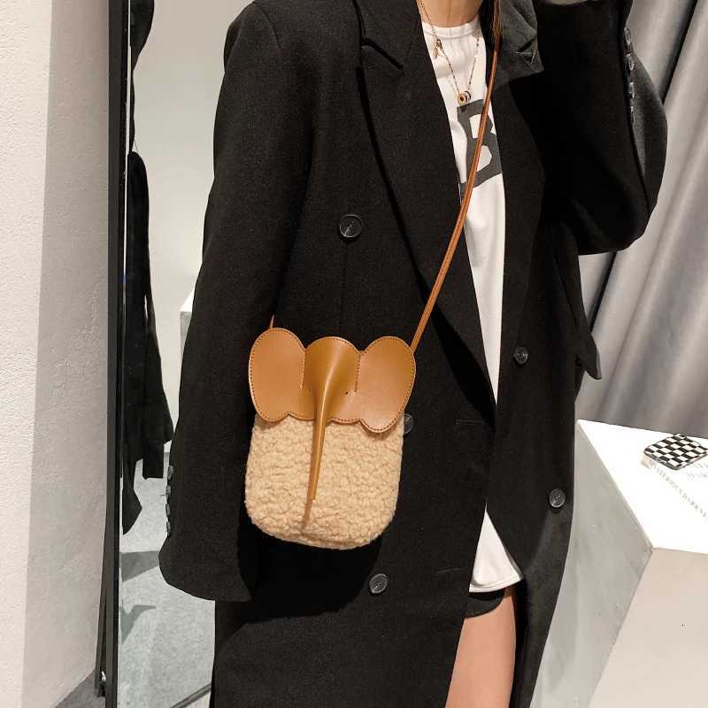 New Womens Shoulder Bags Handbag PU Leather Crossbody Bag Designer Elephant Mobile Phone Bag Female Shopper Purses Z250807