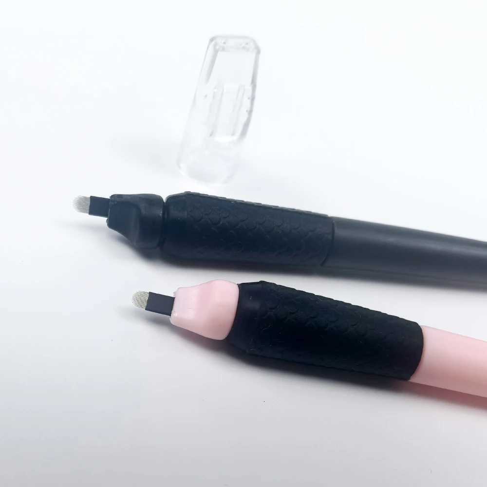 10/50Pcs Disposable Microblading Pen 18U Permanent Makeup Eyebrow Manual Tattoo Pen W250807