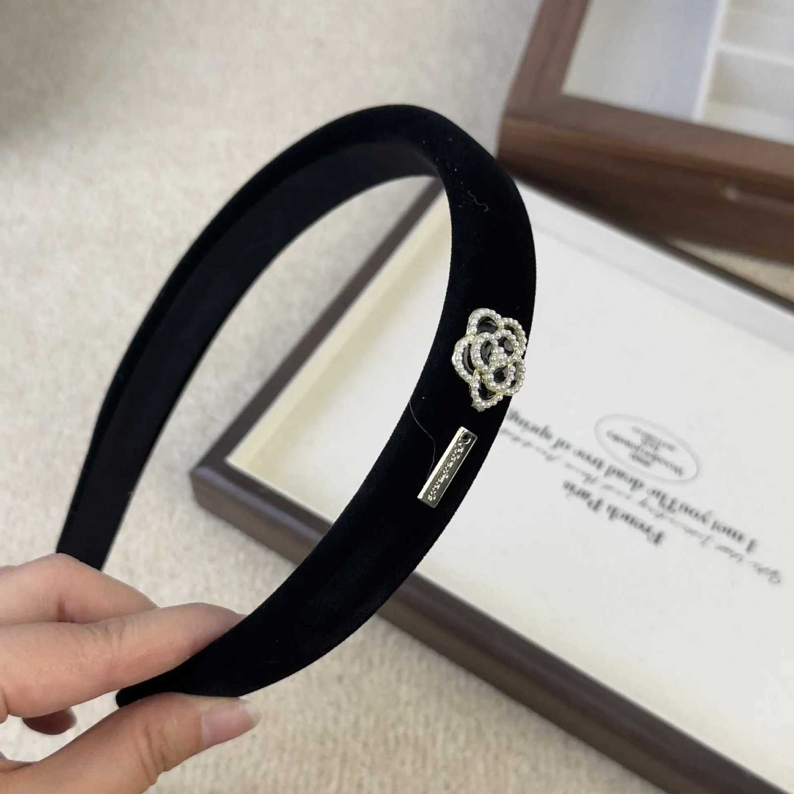 Black Veet Lia Pearl Hair Bands Fem Bands Itan Wen Classic Fashion Lia Hair Accessories Wr Y250807