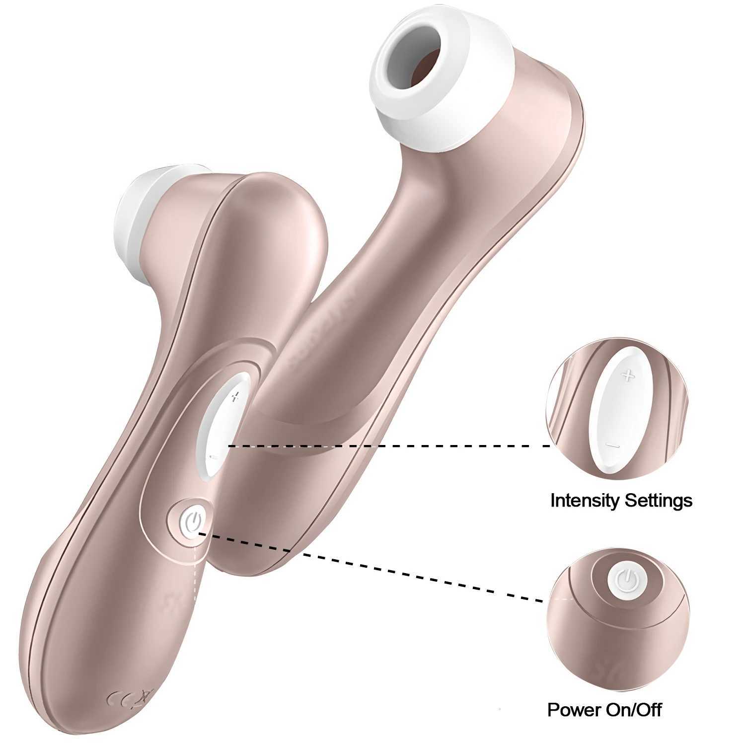 Pro 2 Suction and Clitoral Stimulation Vibrator Adult Sex Toy for Women Female Wellness Tools Sex Toy W250807