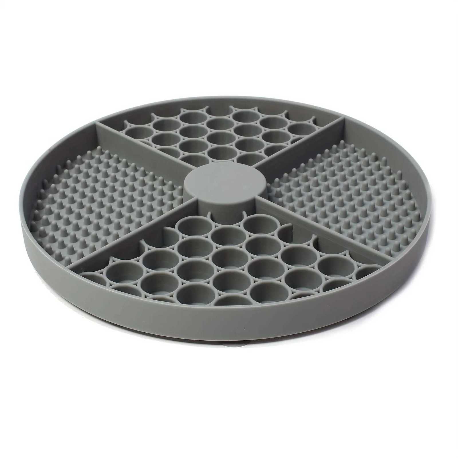 Dog Feeding Mat Silicone Cat Slow Feeder Bowls with Suction Cup Slow Feeding Pad Dog Licking Pad Anxiety-relieving Utensils Y250806