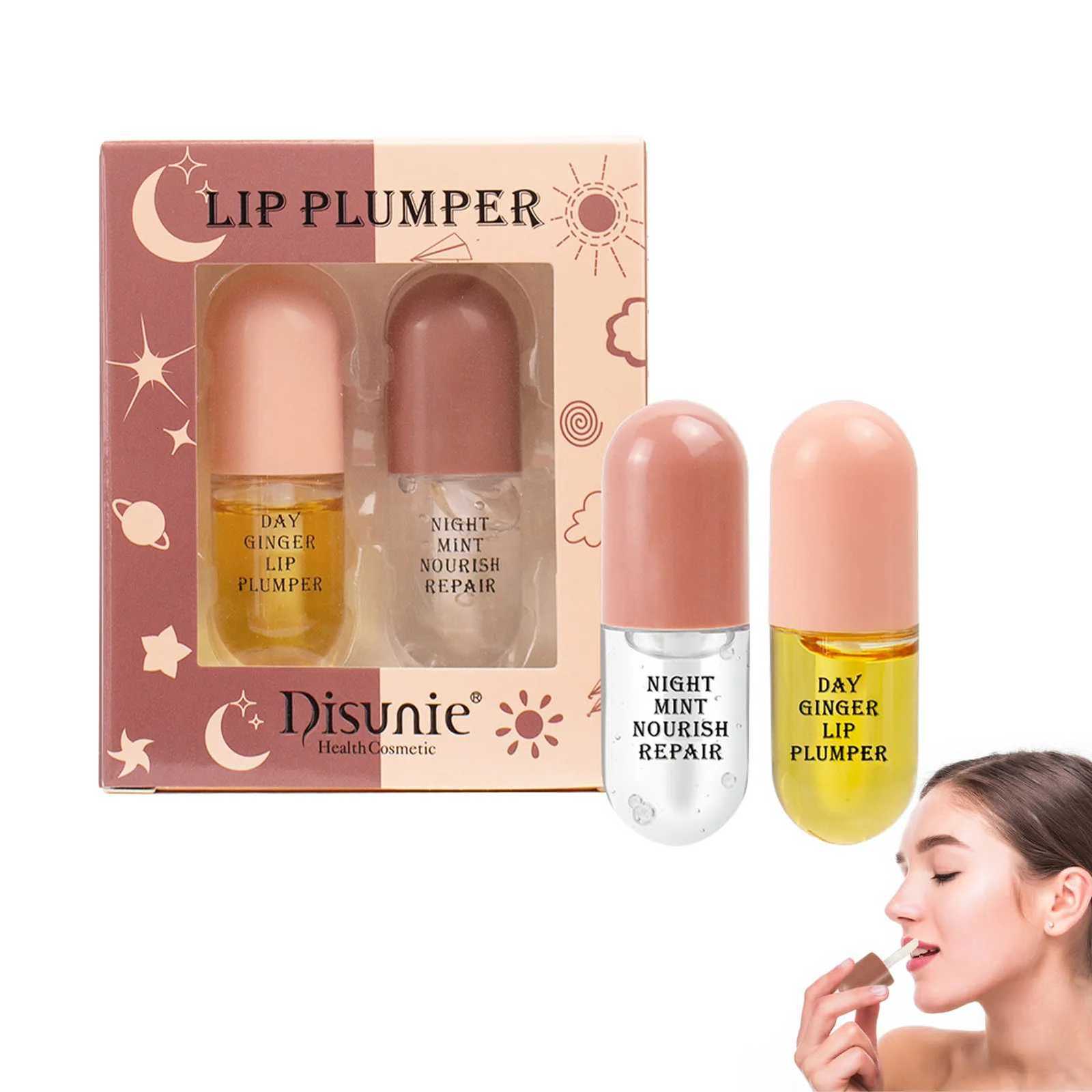 Natural Lip Plumper Lip Plumper Set For Daytime And Night Use Natural Lip Plumper With Ginger Mint Extracts And Vitamin E ForXJ250807