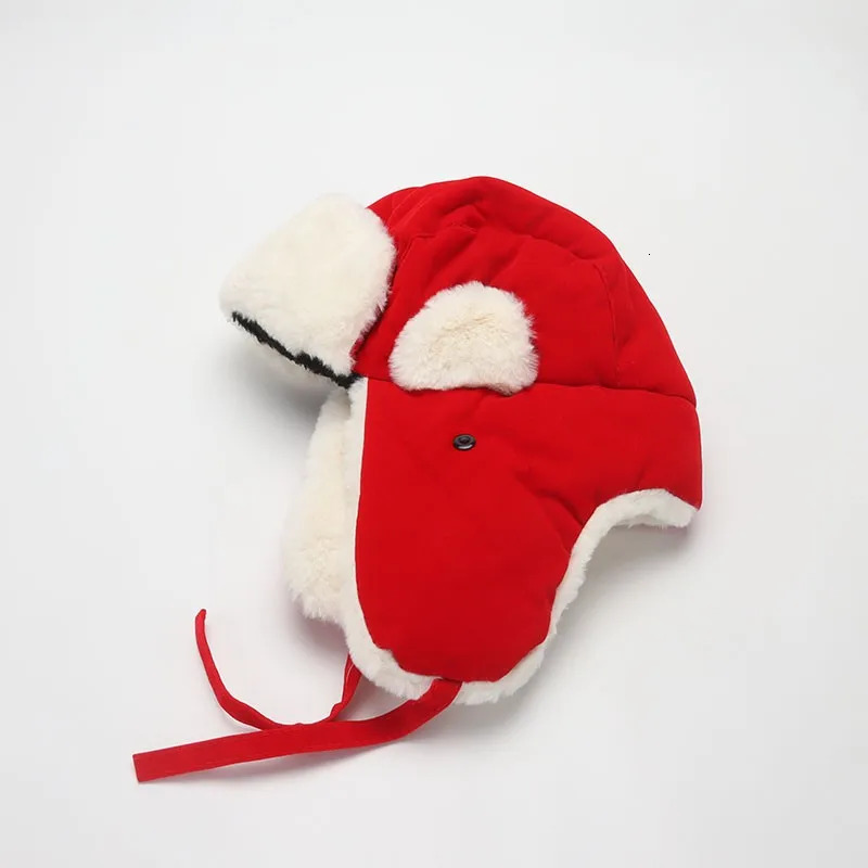 Bomber Hat Female Winter For Men Women Thick Warm Fur Velvet Cold Cap Male Snow Russian Ear Flap 250806