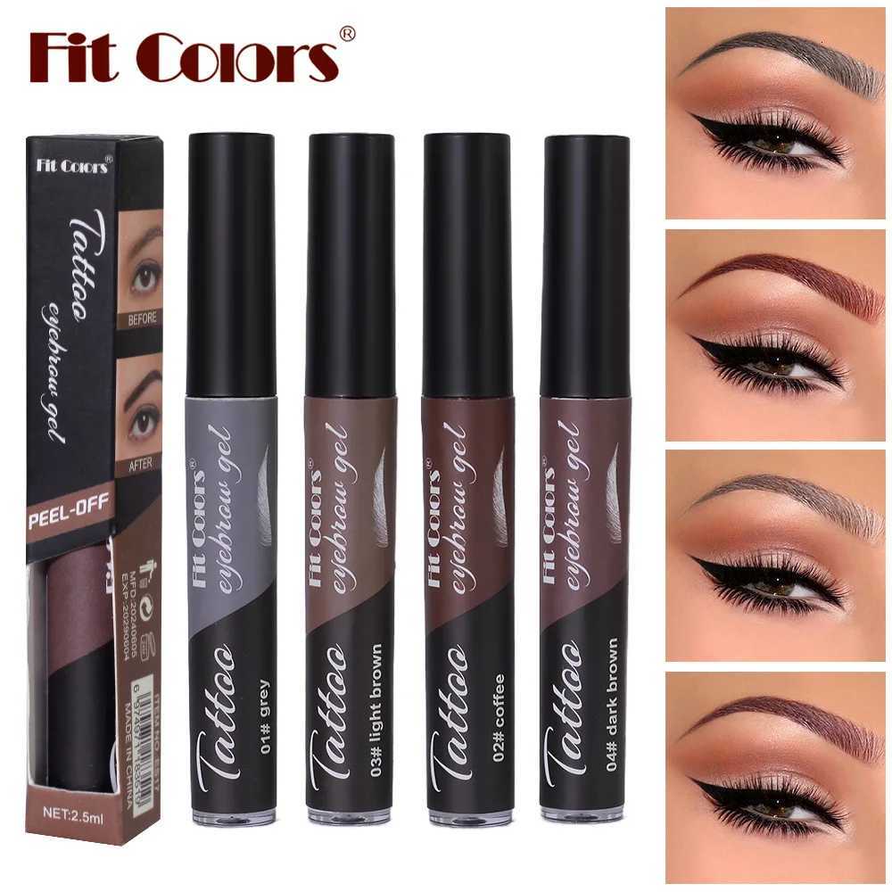 4-Color Tear Off Eyebrow Dye Long-Lasting Waterproof and Smudge-Free 3D Eyebrow Dye Adhesive W250807